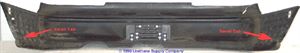 Picture of 1991-1995 Acura Legend 4dr sedan; std/L Rear Bumper Cover