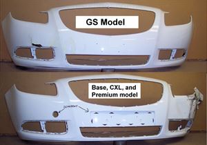 Picture of 2011-2013 Buick Regal (fwd) BASE|CXL|PREMIUM; w/o Front Panel Front Bumper Cover