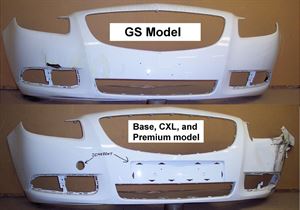 Picture of 2012-2013 Buick Regal (fwd) eASSIST; w/o Front Panel Front Bumper Cover