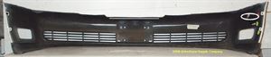 Picture of 2000-2005 Cadillac Deville/Concours (fwd) base Luxury; w/o fog lamps Front Bumper Cover