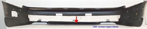 Picture of 2000-2002 Cadillac Seville w/o ultrasonic proximity sensor Rear Bumper Cover