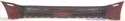 Picture of 1987-1992 Chevrolet Beretta std/GT; w/separate molding Rear Bumper Cover