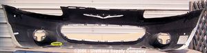Picture of 2001-2003 Chrysler Sebring convertible; w/fog lamps Front Bumper Cover