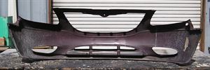 Picture of 2001-2007 Chrysler Voyager base model; garnet red impregnated Front Bumper Cover