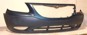 Picture of 2001-2007 Chrysler Voyager base model; patriot blue impregnated Front Bumper Cover