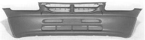 Picture of 1996-1998 Dodge Caravan LE; w/fog lamps; textured finish; gray bottom Front Bumper Cover