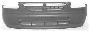 Picture of 1996-1998 Dodge Caravan LE; w/fog lamps; textured finish; gray bottom Front Bumper Cover
