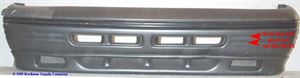 Picture of 1994-1995 Dodge Caravan w/fog lamps; w/impact strip Front Bumper Cover