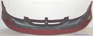 Picture of 1996-1998 Dodge Caravan w/triangular fog lamps; smooth finish Front Bumper Cover
