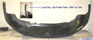 Picture of 2009-2010 Kia Sportage w/Luxury Pkg Front Bumper Cover