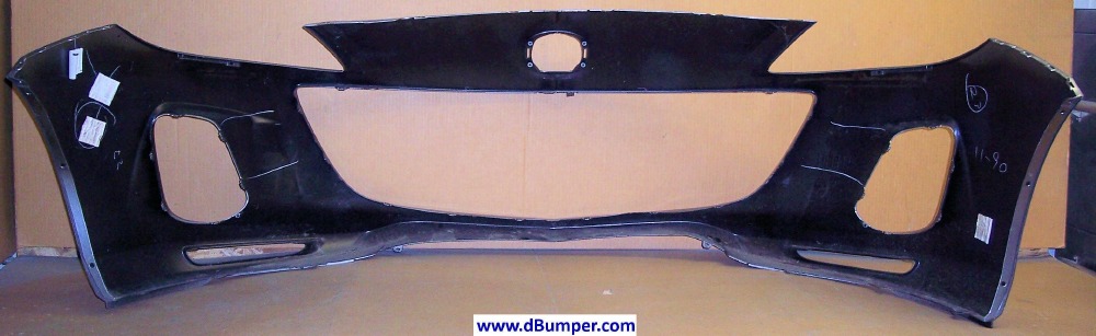 JX Front Upper Grille For 2012-2013 Mazda 3 - Matte Black, Direct Replacement