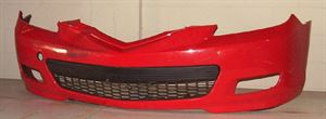 Picture of 2007-2009 Mazda MAZDA3 H/B; w/o Turbo Front Bumper Cover