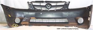 Picture of 2001-2004 Mazda Tribute DX/DX-V6; w/fog lamp; medium titanium Front Bumper Cover