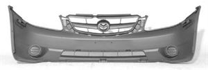 Picture of 2001-2004 Mazda Tribute DX/DX-V6; w/o fog lamp; medium titanium Front Bumper Cover