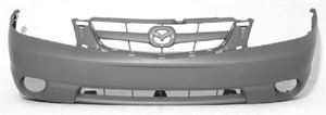 Picture of 2001-2004 Mazda Tribute ES-V6/LX-V6; matte-gray Front Bumper Cover