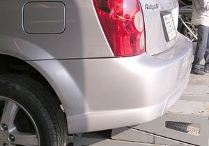 Picture of 2002-2003 Mazda Protege 4dr hatchback; Protege5 Rear Bumper Cover
