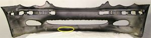 Picture of 1988-1991 Mercury Topaz 4dr sedan Rear Bumper Cover