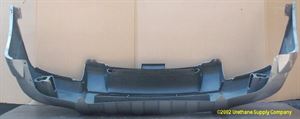 Picture of 2001-2004 Nissan Frontier Pickup w/o holes for fender flares; Black/PTM Front Bumper Cover