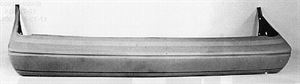 Picture of 1982-1986 Nissan Stanza 2dr hatchback Rear Bumper Cover