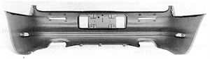 Picture of 1992-1993 Oldsmobile Achieva S; w/custom trim Rear Bumper Cover