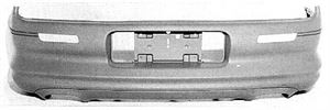 Picture of 1992-1993 Oldsmobile Achieva S; w/custom trim Rear Bumper Cover