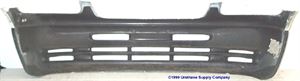 Picture of 1996-2000 Plymouth Voyager cool gray bottom; textured Front Bumper Cover