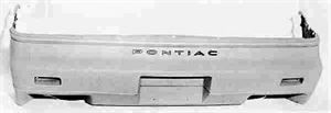 Picture of 1986-1987 Pontiac Fiero Special Rear Bumper Cover