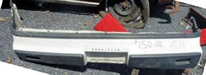 Picture of 1984 Pontiac Fiero std Rear Bumper Cover