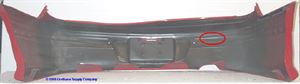 Picture of 1996-1998 Pontiac Grand Am SE Rear Bumper Cover