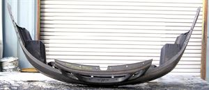 Picture of 2003-2007 Saab 9-3 4dr sedan; w/o headlamp washers Front Bumper Cover