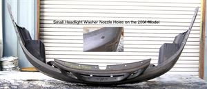 Picture of 2004-2007 Saab 9-3 w/headlamp washers Front Bumper Cover