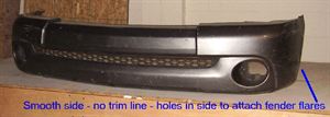 Picture of 2000-2006 Toyota Tundra Pickup w/plastic bumper; Limited Front Bumper Cover