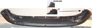 Picture of 1990-1993 Toyota Celica 2dr hatchback; GT-S/Turbo Rear Bumper Cover