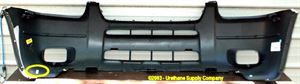 Picture of 2001-2002 Ford Escape XLS; w/wheel lip molding Front Bumper Cover