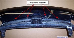 Picture of 2007-2008 Honda Civic Sedan; 2.0L Front Bumper Cover