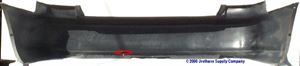 Picture of 1998-2002 Honda Accord 4dr sedan; USA Rear Bumper Cover