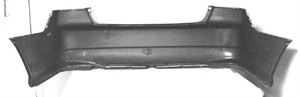 Picture of 2004-2005 Honda Civic 4dr sedan; USA/Japan built Rear Bumper Cover