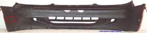 Picture of 1995-1997 Hyundai Accent 4dr sedan Front Bumper Cover