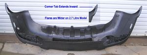 Picture of 2005-2006 Hyundai Tucson w/2.7L engine; charcoal Front Bumper Cover
