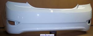 Picture of 2012-2013 Hyundai Accent Sedan Rear Bumper Cover