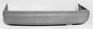 Picture of 1990-1991 Hyundai Excel 4dr sedan Rear Bumper Cover