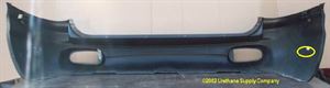 Picture of 2001-2004 Hyundai Santa Fe Rear Bumper Cover