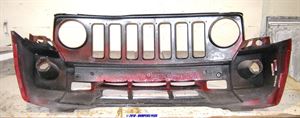 Picture of 2007-2010 Jeep Patriot bright; w/tow hooks Front Bumper Cover