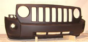 Picture of 2007-2010 Jeep Patriot w/o bright; w/o tow hooks Front Bumper Cover