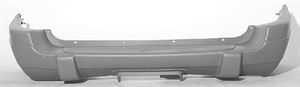 Picture of 2003-2004 Jeep Cherokee/Wagoneer (full Size) Grand Cherokee Laredo/Sport; w/hitch bezel Rear Bumper Cover