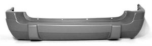 Picture of 2003-2004 Jeep Cherokee/Wagoneer (full Size) Grand Cherokee Laredo/Sport; w/o hitch bezel Rear Bumper Cover