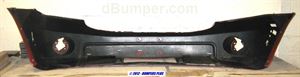 Picture of 2007-2009 Dodge Durango w/bright insert; w/o tow hooks Front Bumper Cover