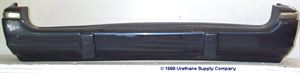 Picture of 1994-1995 Dodge Caravan 112 in. WB; w/impact strip; w/o spoiler Rear Bumper Cover