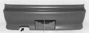 Picture of 1990-1992 Isuzu Impulse 2dr hatchback Rear Bumper Cover