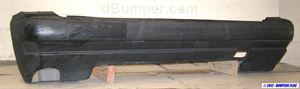 Picture of 1996-1997 Geo Tracker w/soft top; gloss black (paintable) Rear Bumper Cover